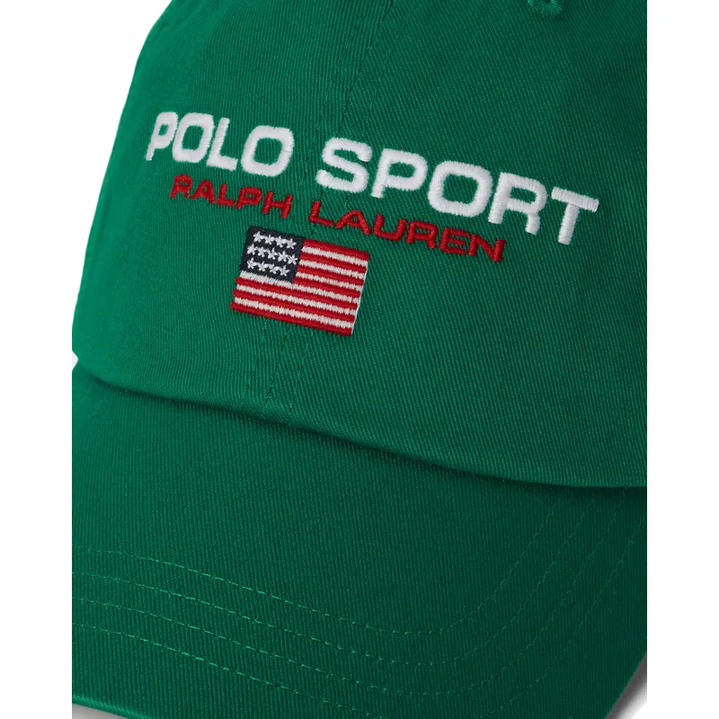 grune-verstellbare-curved-cap-sport-twill-von-polo-ralph-lauren