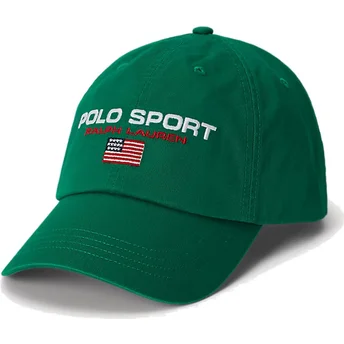 Cap zaoblená green adjustable strap Polo Ralph Lauren