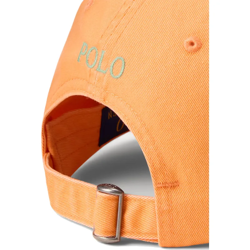 cap-zaoblena-orange-adjustable-strap-polo-ralph-lauren cap-zaoblena-orange-adjustable-strap-polo-ralph-lauren