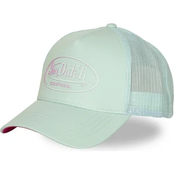 Šiltovka zaoblená zelená snapback rosa LOG21 Von Dutch