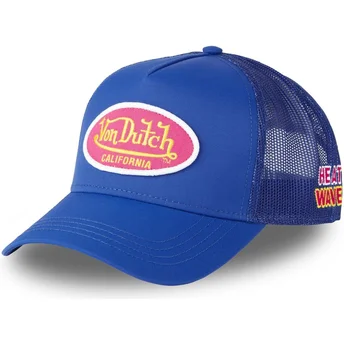Šiltovka zaoblená modrá snapback POLY12 Von Dutch