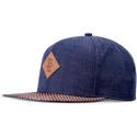 gorra-plana-azul-marino-ajustable-glencheck-de-djinns