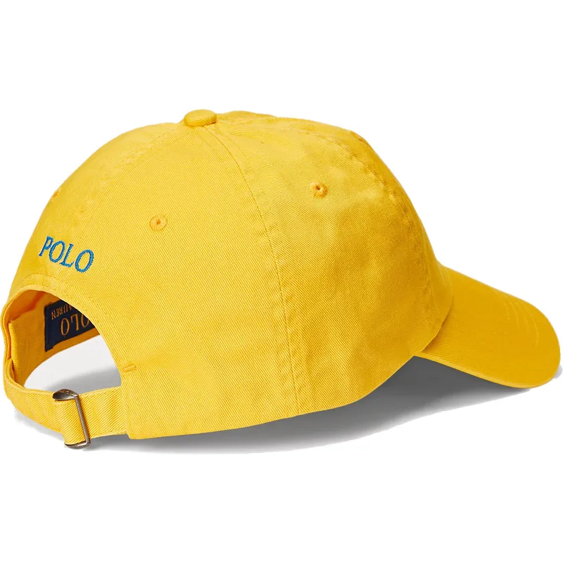 cap-zaoblena-yellow-adjustable-strap-polo-ralph-lauren