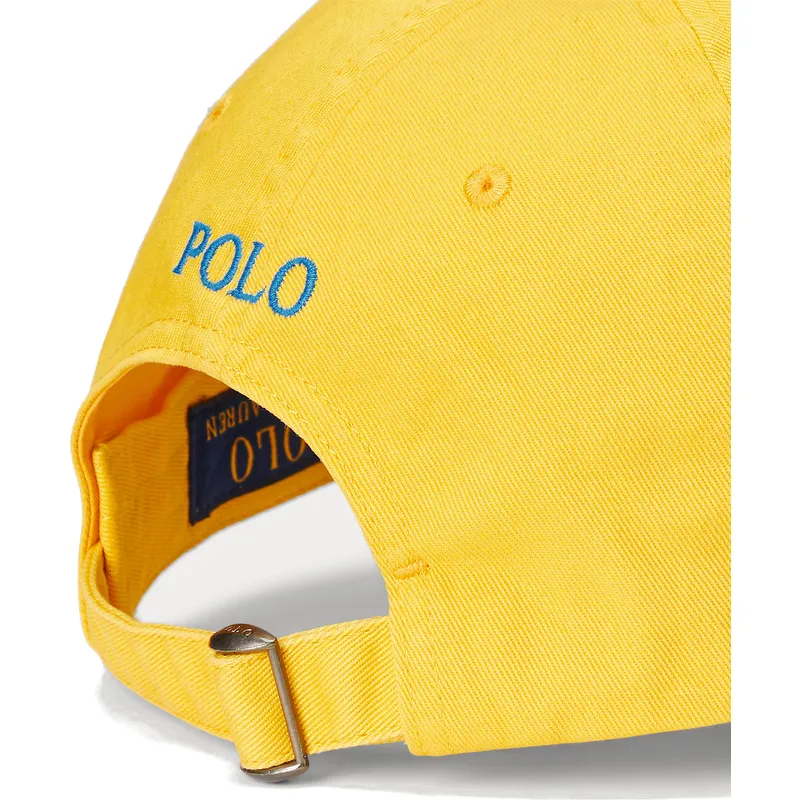 cap-zaoblena-yellow-adjustable-strap-polo-ralph-lauren