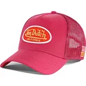 siltovka-zaoblena-ruzova-snapback-poly13-von-dutch