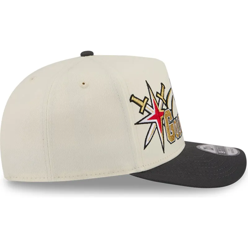 cap-zaoblena-beige-snapback-9fifty-a-frame-classic-vegas-golden-knights-nhl-new-era