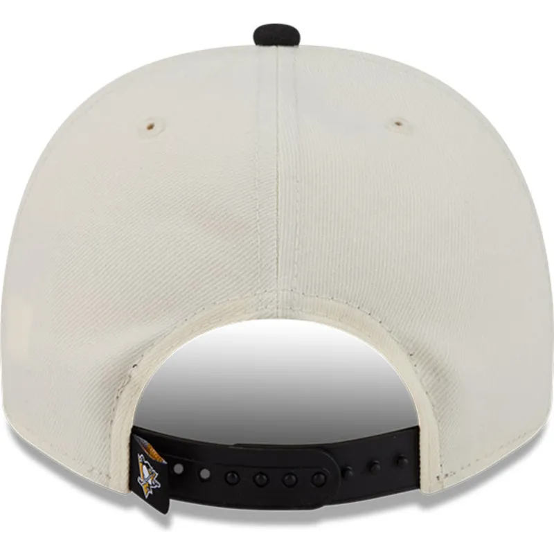 siltovky-zaoblena-bezova-snapback-9fifty-a-frame-classic-pittsburgh-penguins-nhl-new-era