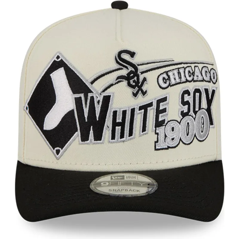 cap-zaoblena-beige-snapback-9fifty-a-frame-classic-chicago-white-sox-mlb-new-era cap-zaoblena-beige-snapback-9fifty-a-frame-classic-chicago-white-sox-mlb-new-era