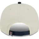 new-era-curved-brim-9fifty-a-frame-classic-detroit-tigers-mlb-beige-and-navy-blue-snapback-cap