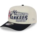 cap-zaoblena-beige-snapback-9fifty-a-frame-classic-new-york-yankees-mlb-new-era