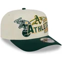 siltovky-zaoblena-bezova-snapback-9fifty-a-frame-classic-oakland-athletics-mlb-new-era