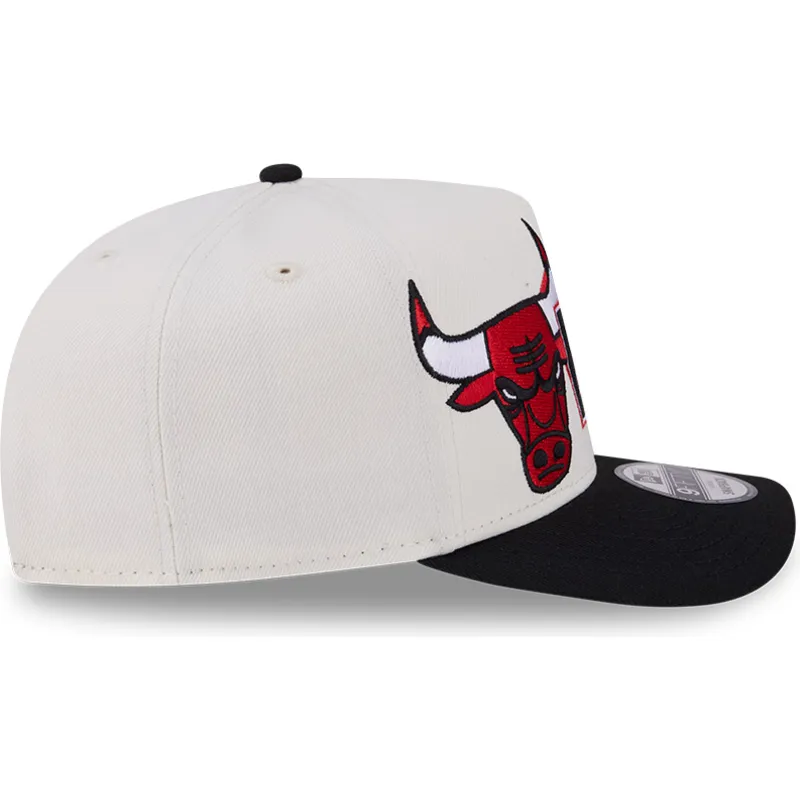 cap-zaoblena-beige-snapback-9fifty-a-frame-classic-chicago-bulls-nba-new-era