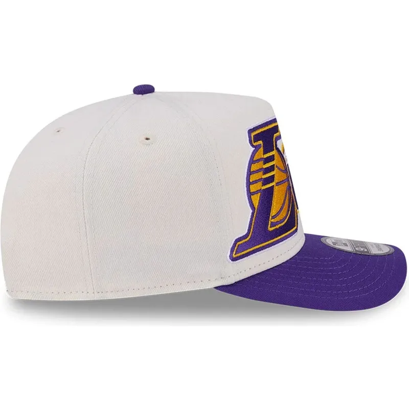 cap-zaoblena-beige-snapback-9fifty-a-frame-classic-los-angeles-lakers-nba-new-era