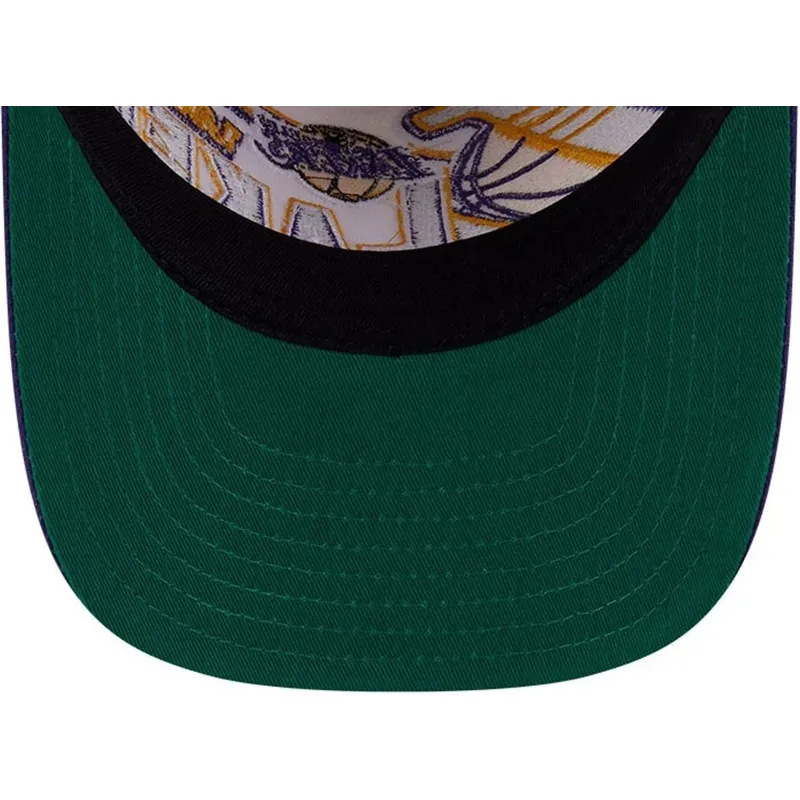 siltovky-zaoblena-bezova-snapback-9fifty-a-frame-classic-los-angeles-lakers-nba-new-era