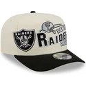 siltovky-zaoblena-bezova-snapback-9fifty-a-frame-classic-las-vegas-raiders-nfl-new-era