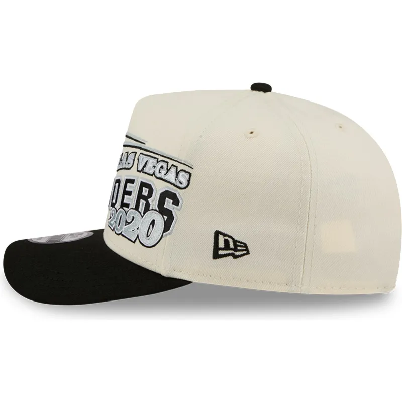 siltovka-zaoblena-bezova-snapback-9fifty-a-frame-classic-las-vegas-raiders-nfl-new-era