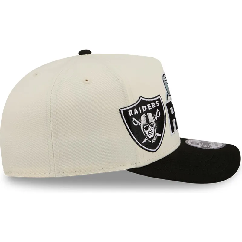 cap-zaoblena-beige-snapback-9fifty-a-frame-classic-las-vegas-raiders-nfl-new-era