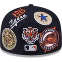 gorra-plana-azul-marino-ajustada-59fifty-all-over-de-detroit-tigers-mlb-de-new-era