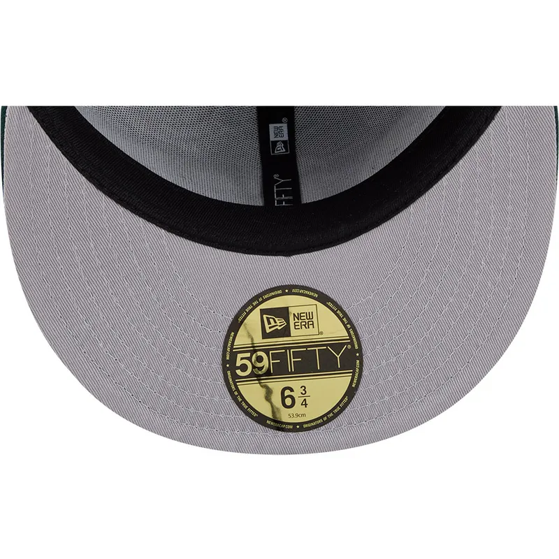 gorra-plana-verde-ajustada-59fifty-all-over-de-oakland-athletics-mlb-de-new-era