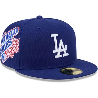Μπλε επίπεδο καπέλο προσαρμοσμένο 59FIFTY Hidden Hit των Los Angeles Dodgers MLB της New Era