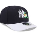 cap-zaoblena-navy-blue-snapback-9seventy-stretch-snap-flower-new-york-yankees-mlb-new-era