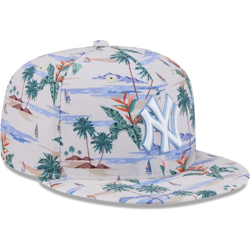 new-era-flat-brim-9fifty-print-new-york-yankees-mlb-multicolor-snapback-cap