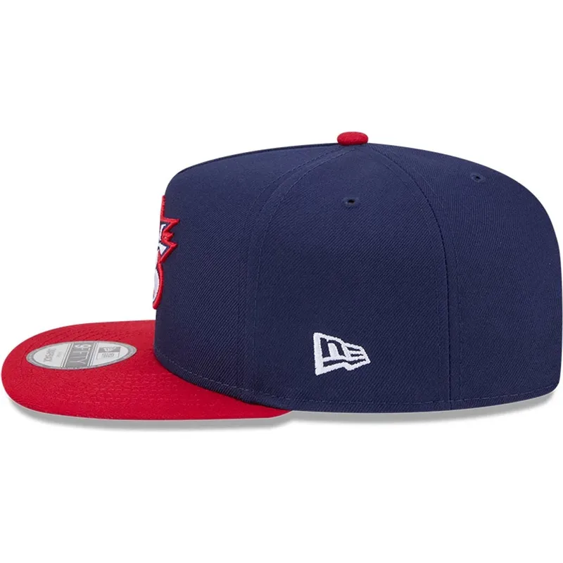 marineblaue-und-rote-flache-snapback-kappe-9fifty-a-frame-usa-2026-world-baseball-classic-von-new-era