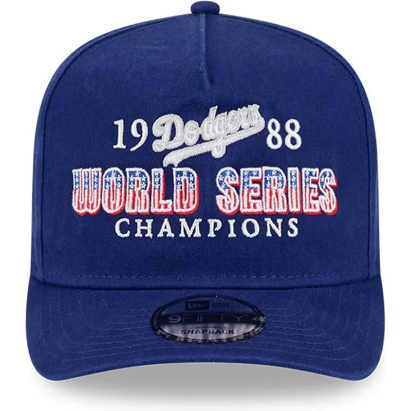 blaue-gebogene-snapback-kappe-9fifty-a-frame-historic-der-los-angeles-dodgers-mlb-von-new-era