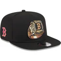 schwarze-flache-snapback-kappe-9fifty-a-frame-ring-der-boston-red-sox-mlb-von-new-era