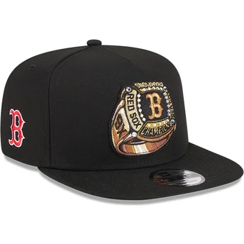 Šiltovky rovná čierna snapback 9FIFTY A Frame Ring Boston Red Sox MLB New Era
