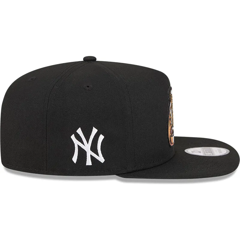 schwarze-flache-snapback-kappe-9fifty-a-frame-ring-der-new-york-yankees-mlb-von-new-era