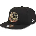 new-era-flat-brim-9fifty-a-frame-ring-oakland-athletics-mlb-black-snapback-cap
