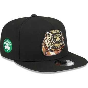 Šiltovky rovná čierna snapback 9FIFTY A Frame Ring Boston Celtics NBA New Era