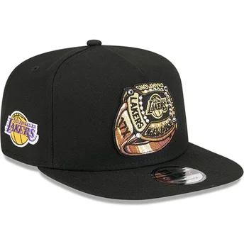 Šiltovky rovná čierna snapback 9FIFTY A Frame Ring Los Angeles Lakers NBA New Era