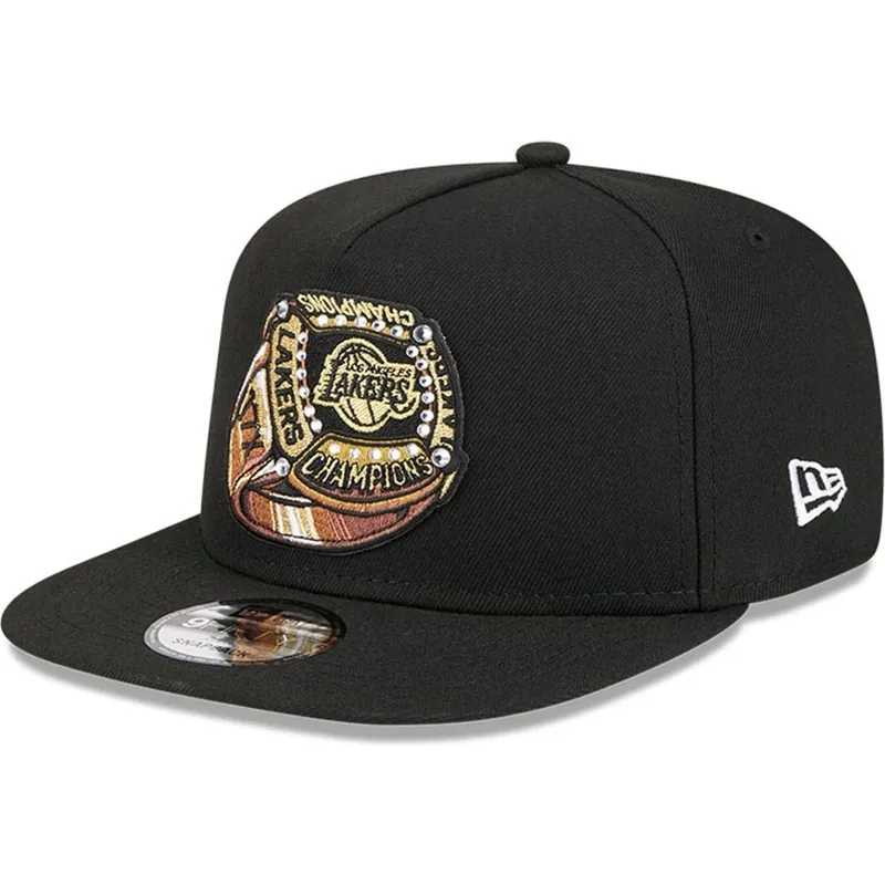 siltovky-rovna-cierna-snapback-9fifty-a-frame-ring-los-angeles-lakers-nba-new-era