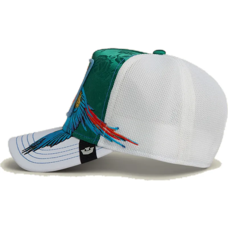 siltovka-zaoblena-zelena-snapback-guapo-honduras-macaw-the-farm-goorin-bros