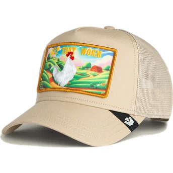 Cap zaoblená beige snapback The Farm de Goorin Bros.