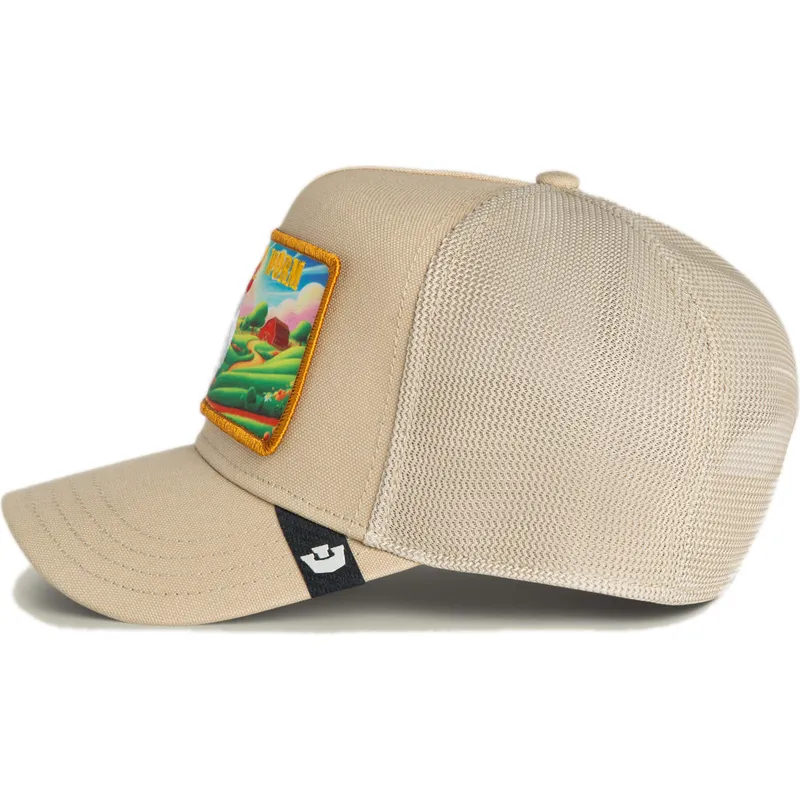 cap-zaoblena-beige-snapback-the-farm-de-goorin-bros