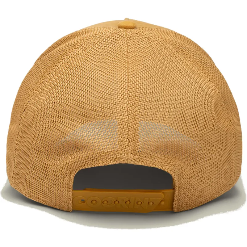 siltovka-zaoblena-hneda-snapback-golden-goat-metallic-the-farm-goorin-bros