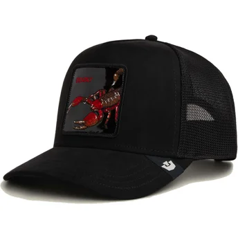 Šiltovky zaoblená čierna snapback Deadly Black Out Scorpion Metallic The Farm Goorin Bros.