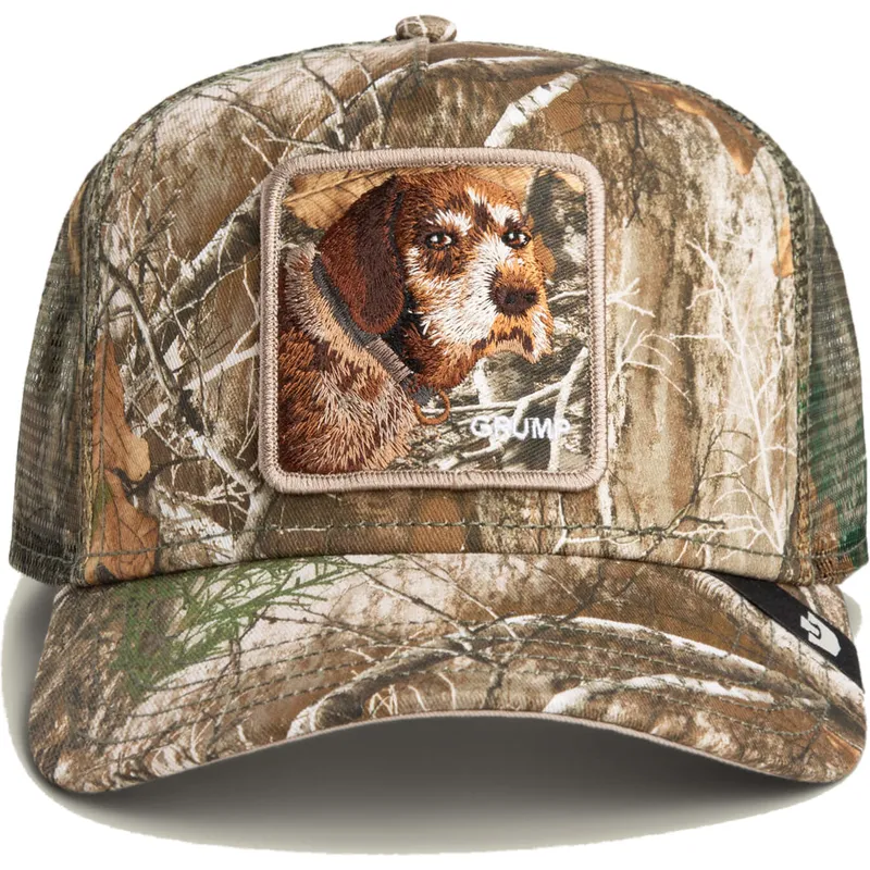trucker-cap-camouflage-hund-realtree-edge-grump-dog-the-farm-von-goorin-bros