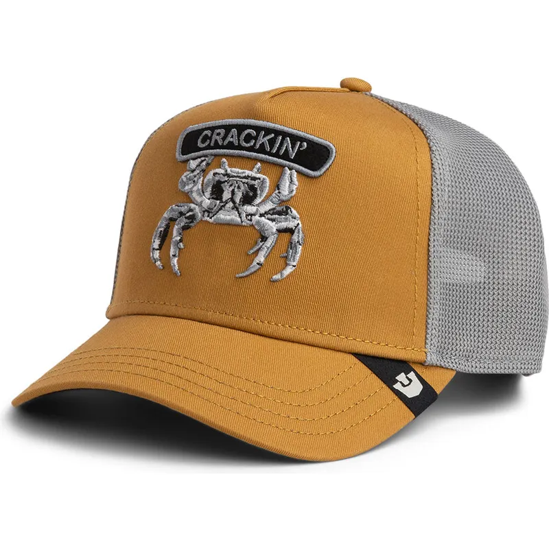 trucker-cap-braun-krabbe-classic-rocker-crackin-the-farm-von-goorin-bros