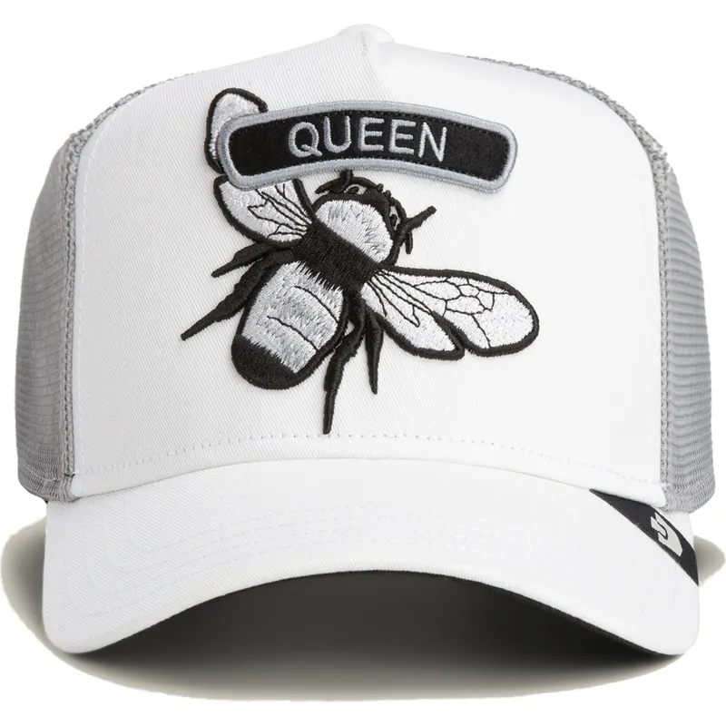 siltovka-zaoblena-biely-snapback-classic-rocker-queen-the-farm-goorin-bros