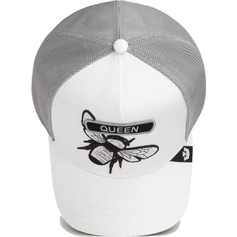 siltovka-zaoblena-biely-snapback-classic-rocker-queen-the-farm-goorin-bros
