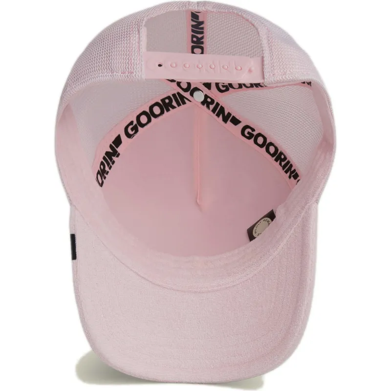siltovka-zaoblena-ruzova-snapback-dope-terry-cloth-the-farm-goorin-bros