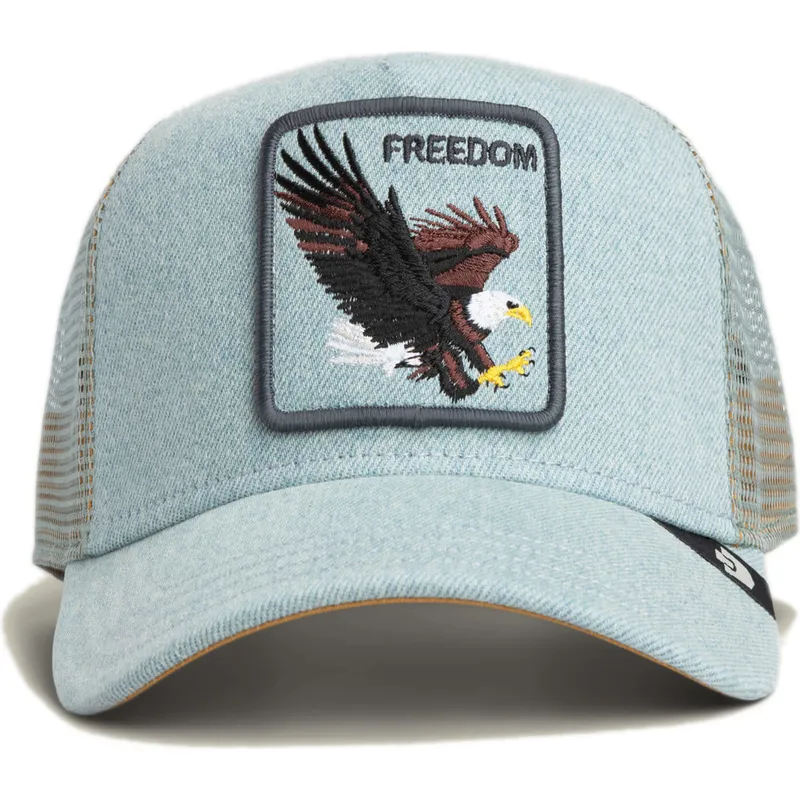 siltovky-zaoblena-kamionista-modra-snapback-aguila-denim-eagle-the-farm-the-farm-de-goorin-bros
