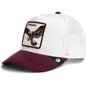 siltovka-zaoblena-cervena-snapback-represent-microsuede-eagle-the-farm-goorin-bros