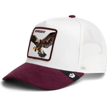 Šiltovky zaoblená kamionista červená snapback The Farm de Goorin Bros.