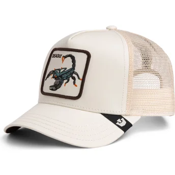 Šiltovky zaoblená kamionista béžová snapback escorpión Deadly Scorpion The Farm The Farm de Goorin Bros.