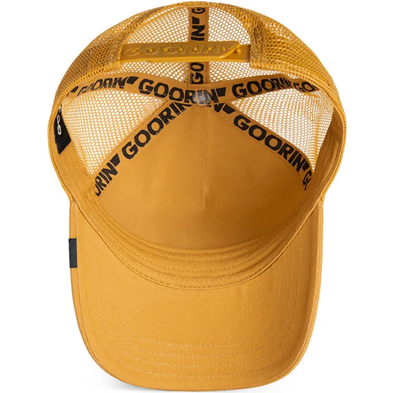 siltovky-zaoblena-kamionista-hneda-snapback-pre-deti-gato-curious-cat-mini-the-farm-the-farm-de-goorin-bros
